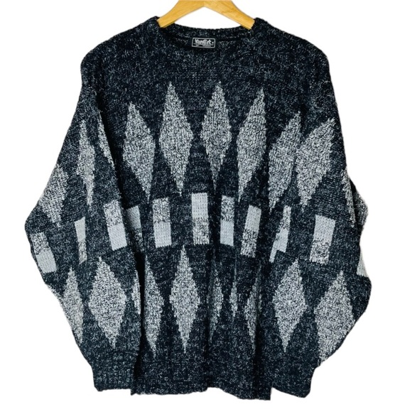 Vintage Grandpa Sweater Sz M - Picture 3 of 4